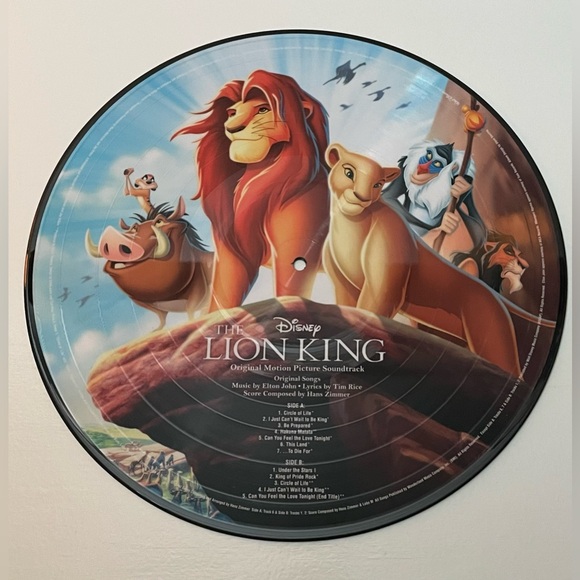 SALE! Lion King Vinyl Record - Picture 3 of 6